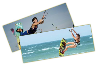 kitesurfing